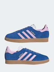adidas Originals Blue Gazelle Trainers - Image 7 of 11
