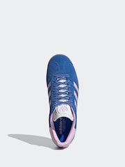 adidas Originals Blue Gazelle Trainers - Image 8 of 11