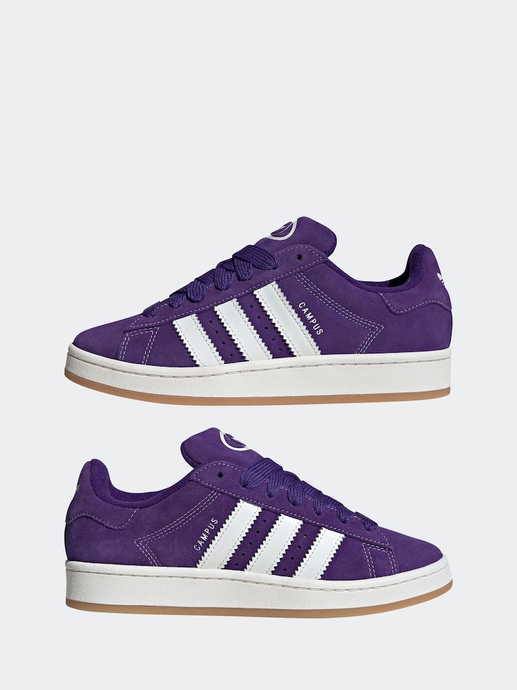adidas Originals Purple Campus 00s Trainers - Image 8 of 12
