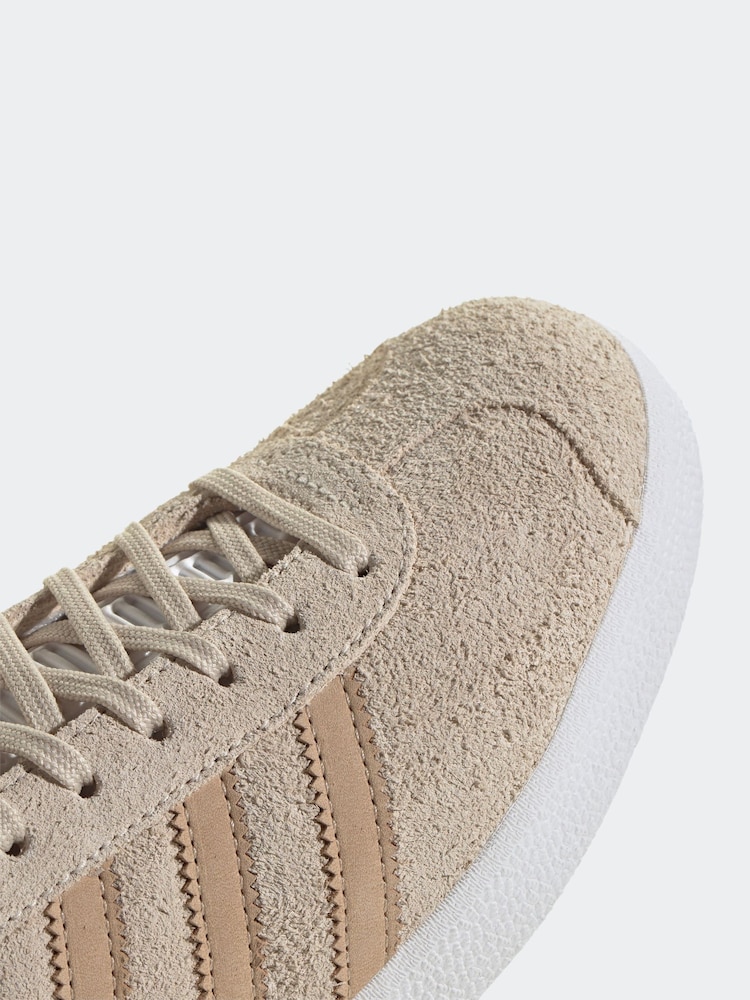 adidas Originals Natural Gazelle Trainers - Image 7 of 8