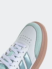 adidas Off White Courtblock Trainers - Image 9 of 9