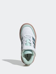 adidas White Court Block Trainers - Image 7 of 9