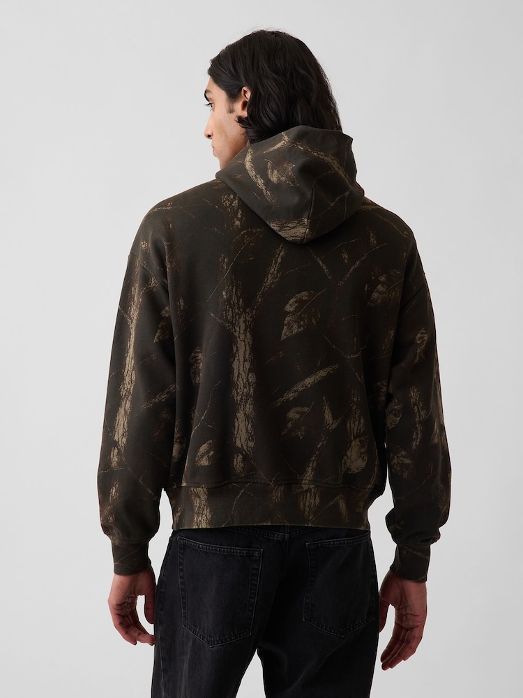 Camuflaje marrón - Gap Heavyweight Oversized Hoodie - Imagen 2 de 5
