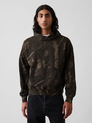 Camuflaje marrón - Gap Heavyweight Oversized Hoodie - Imagen 3 de 5