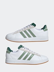 adidas White Grand Court 2.0 Trainers - Image 5 of 9