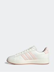 adidas White Grand Court 2.0 Trainers - Image 2 of 9