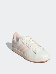 adidas White Grand Court 2.0 Trainers - Image 3 of 9