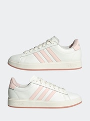 adidas White Grand Court 2.0 Trainers - Image 5 of 9