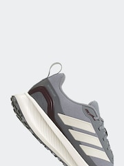adidas Grey Run Falcon Trainers - Image 2 of 8
