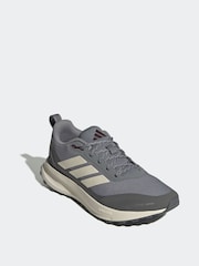 adidas Grey Run Falcon Trainers - Image 3 of 8