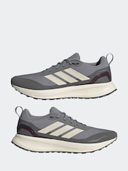 adidas Grey Run Falcon Trainers - Image 5 of 8