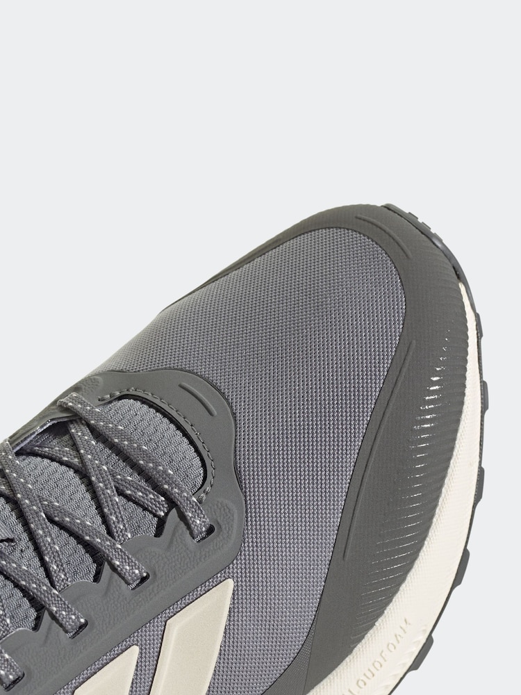 adidas Grey Run Falcon Trainers - Image 8 of 8