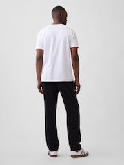 Schwarz - Gap Logo Straight-Leg Joggers - Bild 2 von 4