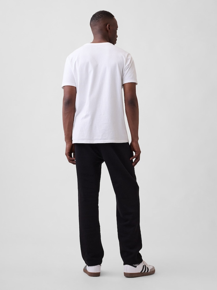 Schwarz - Gap Logo Straight-Leg Joggers - Bild 2 von 4