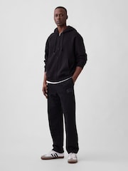 Schwarz - Gap Logo Straight-Leg Joggers - Bild 3 von 4