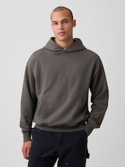 Gap Brown Heavyweight Oversized Hoodie - Image 1 of 4