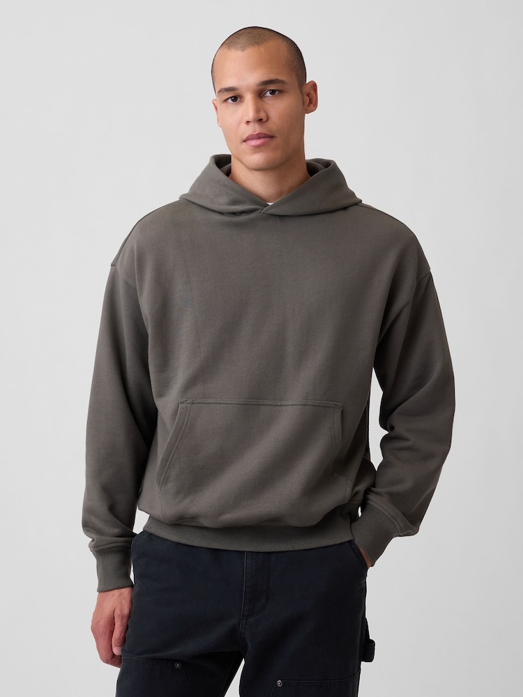 Gap Brown Heavyweight Oversized Hoodie - Image 1 of 4