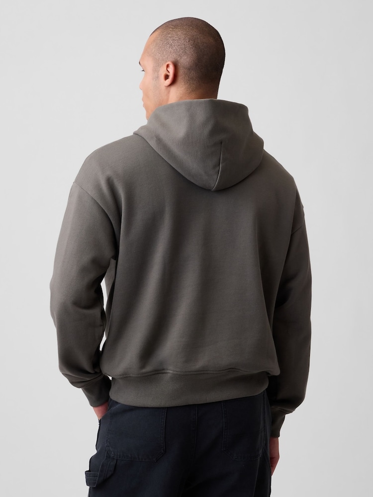 Gap Brown Heavyweight Oversized Hoodie - Image 2 of 4