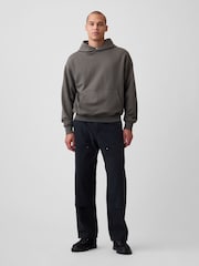 Gap Brown Heavyweight Oversized Hoodie - Image 3 of 4