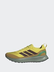 adidas Yellow Run Falcon Trainers - Image 2 of 9