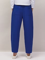 Ro&Zo Blue Petite Cotton Blend Barrel Leg Joggers - Image 6 of 10