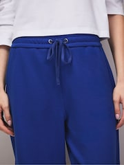 Ro&Zo Blue Petite Cotton Blend Barrel Leg Joggers - Image 8 of 10