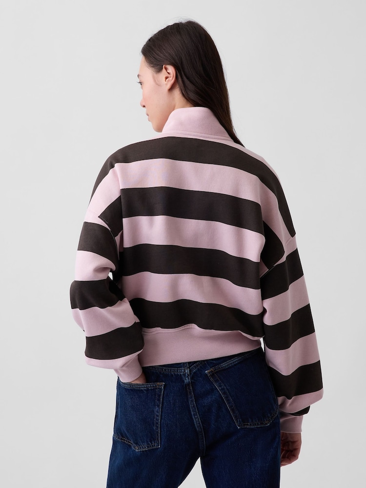 Dungi roz/maro - Gap Vintage Soft Oversized Half-Zip Wedge Pullover - Imaginea 2 din 4 Dungi roz/maro - Gap Vintage Soft Oversized Half-Zip Wedge Pullover - Imaginea 2 din 4