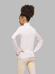 adidas Pink Pink All Sports Favorite Quarter Zip Long Sleeve T-Shirt - Image 2 of 6