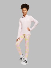 adidas Pink Pink All Sports Favorite Quarter Zip Long Sleeve T-Shirt - Image 4 of 6