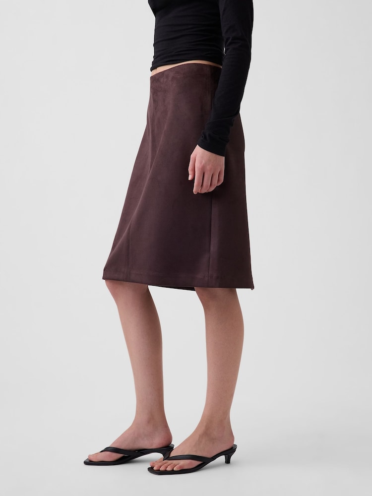 Gap Faux Suede Pencil Skirt - Imagen 4 de 4