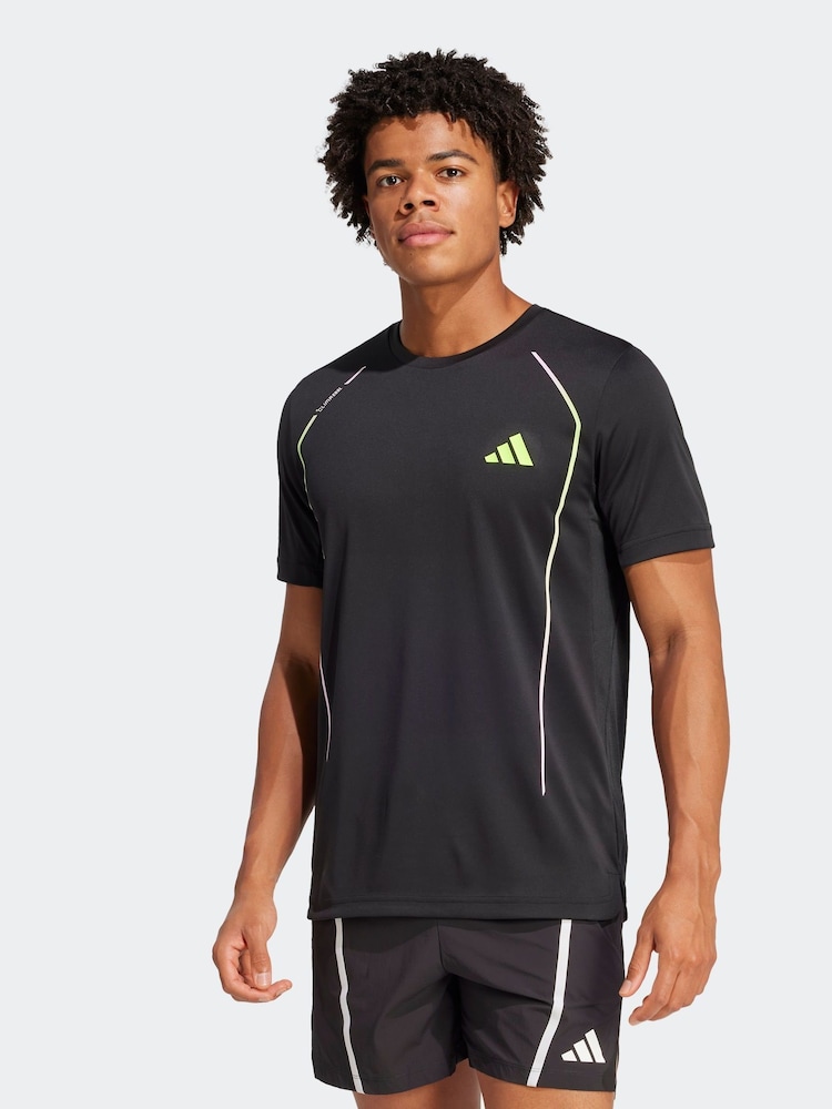 adidas Black Tech Apparel T-Shirt - Image 1 of 6