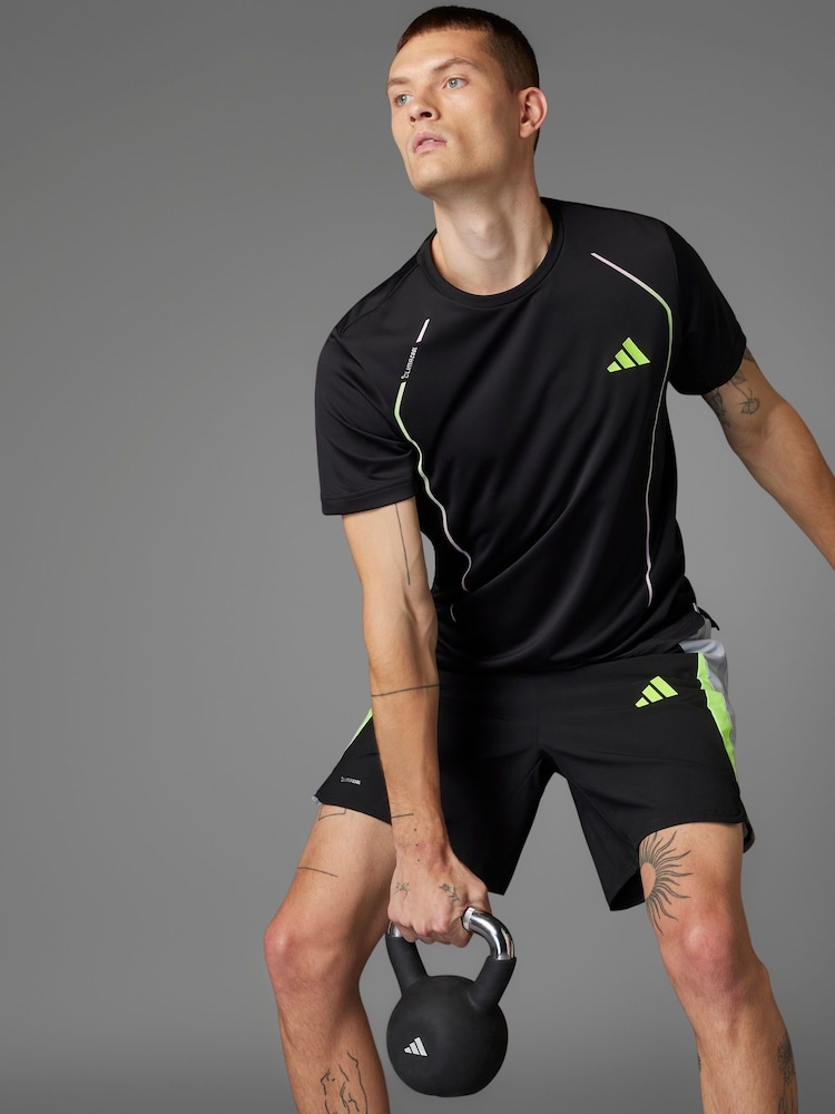 adidas Black Tech Apparel T-Shirt - Image 2 of 15 adidas Black Tech Apparel T-Shirt - Image 2 of 15