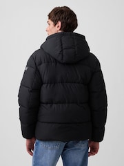 Gap Black Relaxed Puffer Jacket - Image 2 of 4