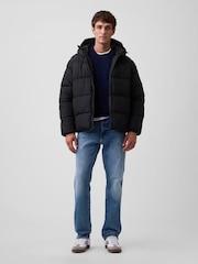 Gap Black Relaxed Puffer Jacket - Image 3 of 4