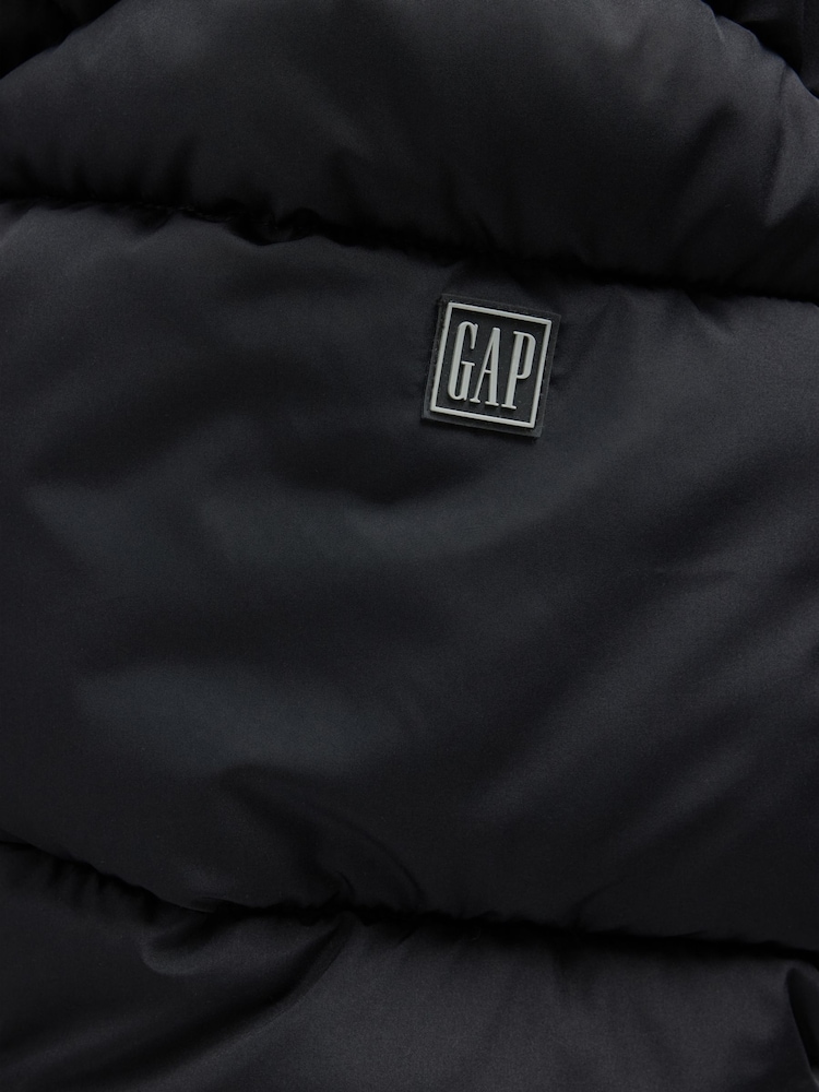 Gap Black Relaxed Puffer Jacket - Image 4 of 4