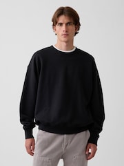 Gap Black Heavyweight Oversized Sweatshirt - Image 1 of 5