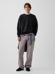 Gap Black Heavyweight Oversized Sweatshirt - Image 3 of 5