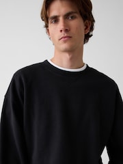 Gap Black Heavyweight Oversized Sweatshirt - Image 4 of 5