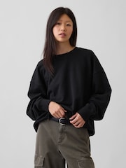 Gap Black Heavyweight Oversized Sweatshirt - Image 5 of 5