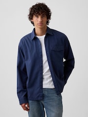 Jūras spēki - Gap Boxy Fit Twill Shirt - Attēls 1 no 4