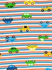 Harry Bear Blue Cars 100% Cotton Sleepsuit - Image 3 of 3