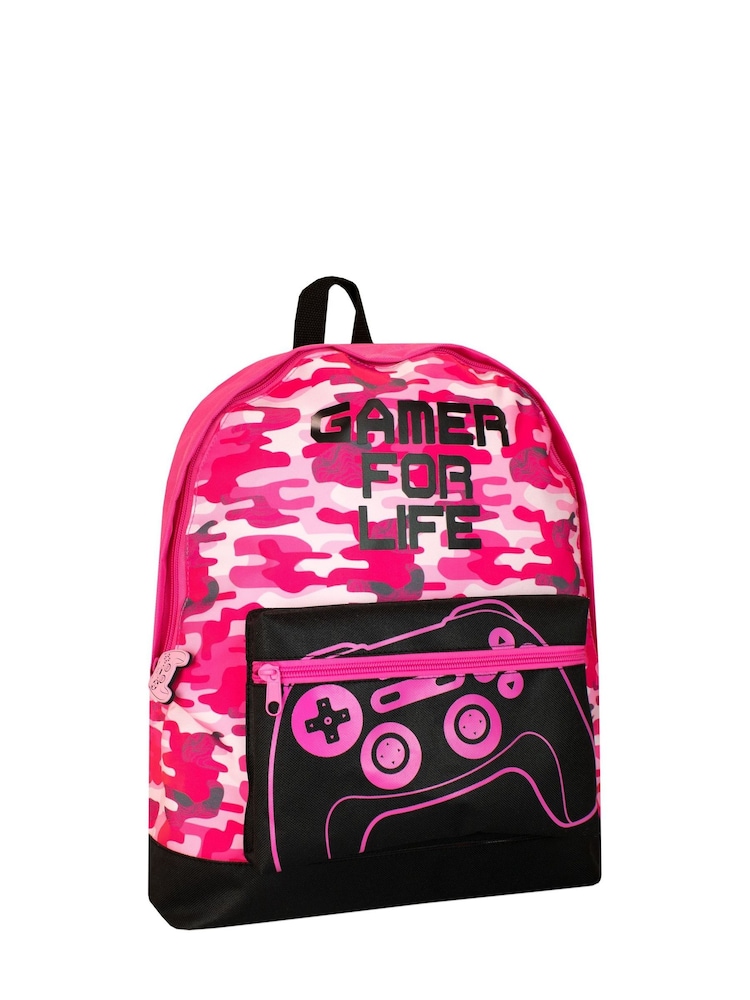 Harry Bear Pink Gaming Gamer For Life Backpack - Image 2 of 5