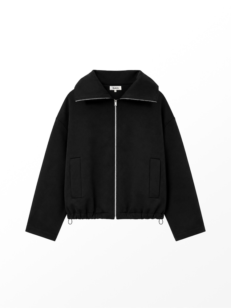 Ro&Zo Ponte Funnel Neck Jacket - Kuva 7 / 7