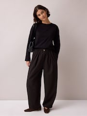 Ro&Zo Micro Gingahm Barrel Leg Trousers - 7суретінің 1 суреті