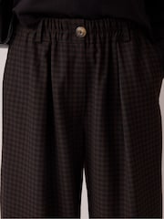 Ro&Zo Micro Gingahm Barrel Leg Trousers - 7суретінің 4 суреті