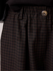Ro&Zo Micro Gingahm Barrel Leg Trousers - 7суретінің 5 суреті