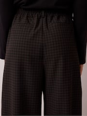 Ro&Zo Micro Gingahm Barrel Leg Trousers - 7суретінің 6 суреті