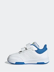 Blanc/Bleu/citron vert - adidas Black Tensaur Sport Hook and Loop Trainers - Image 2 de 9