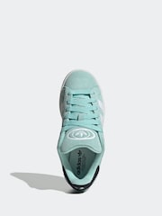 adidas Green/White Junior Campus 00s Trainers - Image 6 of 9