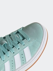 adidas Green/White Junior Campus 00s Trainers - Image 8 of 9